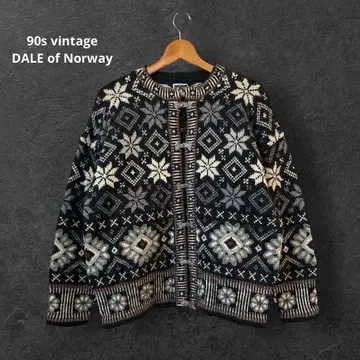 90s 빈티지 DALE of Norway 티롤리안 가디건