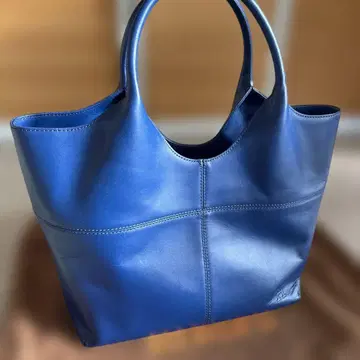 HIROFU 파란색 토트백 H 로고