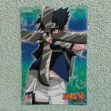 NARUTO 클리어 카드 우치하 사스케 혜택 클리어 시트