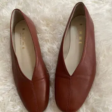 R.L.M.M.E. 브라운 플랫슈즈 36 사이즈