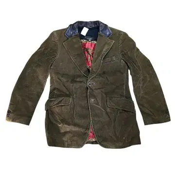 VINTAGE 코듀로이 자켓 브라운 SPAIN size 38