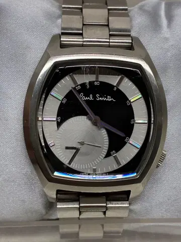 T6) 폴스미스 No.7 넘버 세븐 스몰 세컨드 실버 블랙