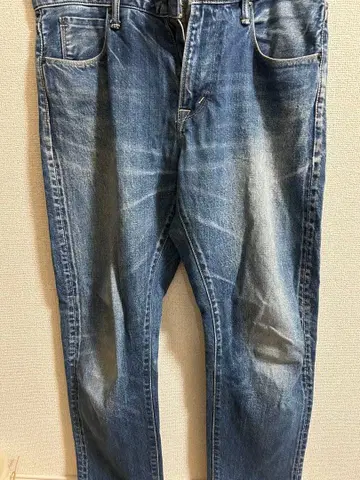 KURO W30 블루 데님 스트레이트 레그