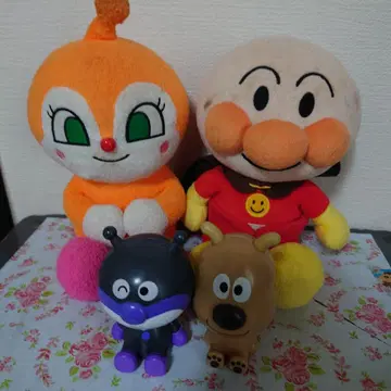 호빵맨 봉제 인형 세트