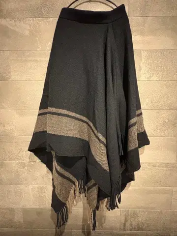 beautiful people 프린지 부착 롱 스커트