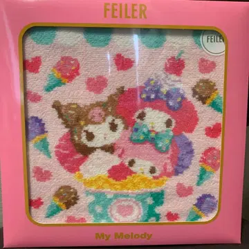 미사용 페이 페이러 쿠로미 마이멜로디 타월 손수건