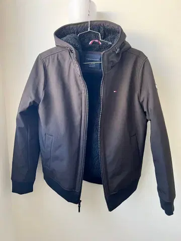 타미힐피거 후드 부착 자켓 블랙 사이즈 L