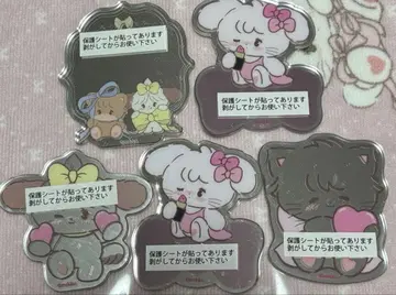 mikko 팝업 트레이딩 아크릴 거울 스티커 세트