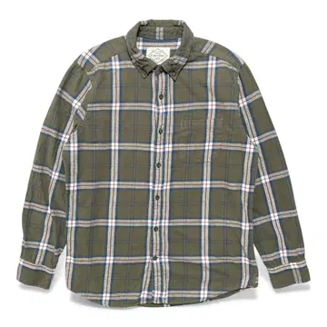 구제 세인트 조스 베이 체크 무늬 라이트 플란넬 플란넬 셔츠 긴팔 셔츠