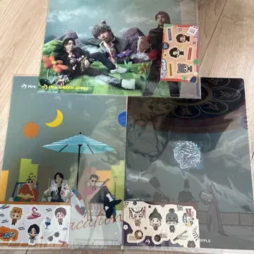 제일복권 미세스 그린애플 H상 클리어 파일&스티커 시트