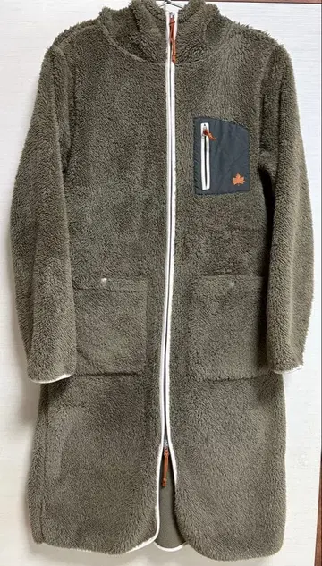 로고스 여성용 플리스 보아 롱 코트 M