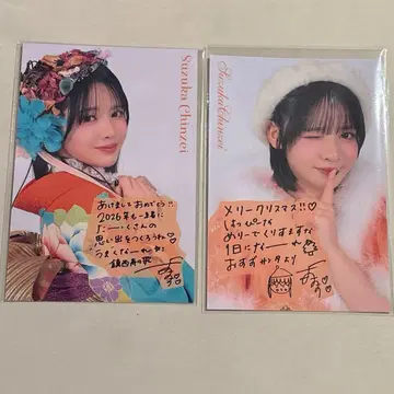 진세이 스즈카 크리스마스 카드 뉴이어즈 카드 FRUITS ZIPPER