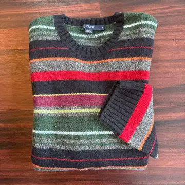 [ 새상품급 ] J.CREW 멀티 컬러 보더 니트 M