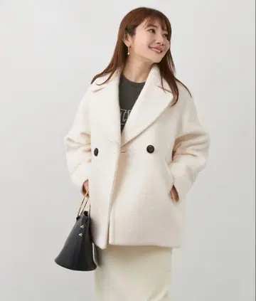 새상품급 Liala PG 숏 피코트 S