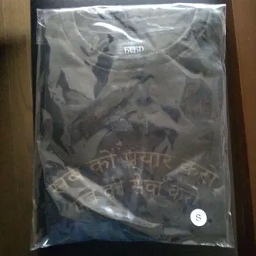 후지이 카제 블랙 LASA 데미지 롱T S 사이즈