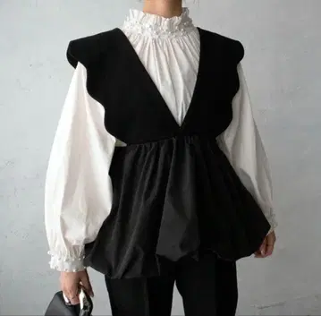 스캘럽 벌룬 페플럼 베스트