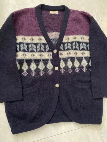 KATLA 노르딕 무늬 가디건 아이슬란드 제