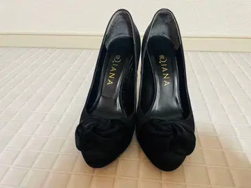 DIANA 블랙 리본 포함 펌프스 22cm
