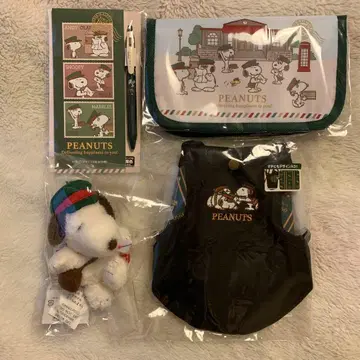 우체국 스누피 마스코트 키링, 미니백, 멀티 케이스, 볼펜