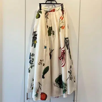 CABaN BIRD SINGING 실크 플레어 스커트 XS