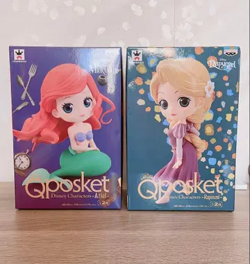 Qposket 아리엘 라푼젤 피규어