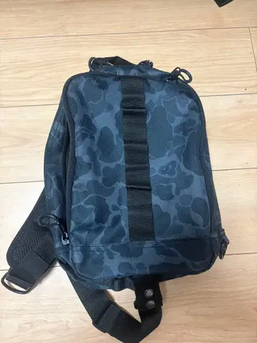 미사용 새상품 시마노 슬링 숄더백 BS-025T 블랙 카모 M