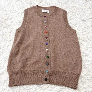 ESTELLE 에스테르 페루산 컬러풀 버튼 베스트 알파카 100%