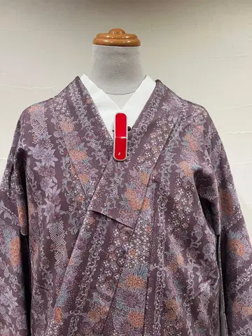 세탁 가능한 이중 기모노 연보라 계열 오샤레 산비 촉감 새상품급 중고