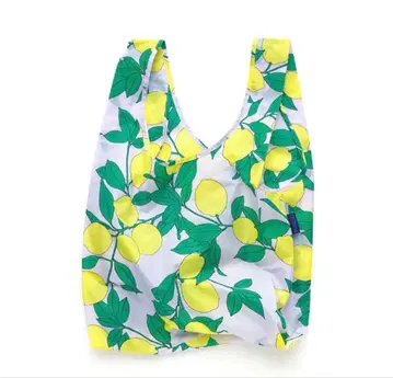 BAGGU 에코백 standard 레몬 후르츠 패턴
