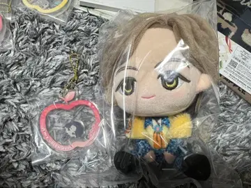 미세스 봉제 인형 료짱 모크짱 바스락 아크릴 참 세트