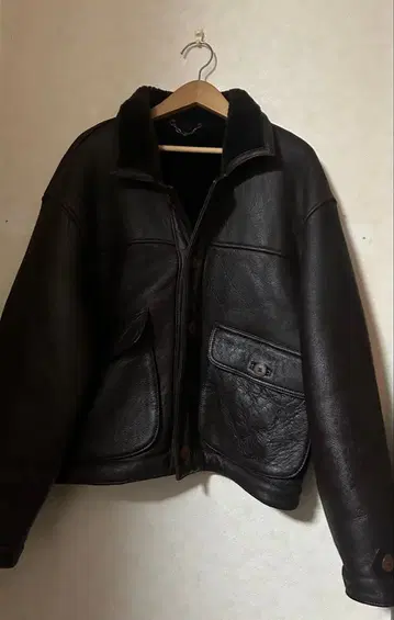 Shearling 무스탕 자켓 가죽 자켓 트래커 자켓