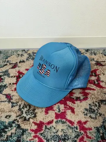 BRANSON USA 미국 빈티지 트래커 캡 블루