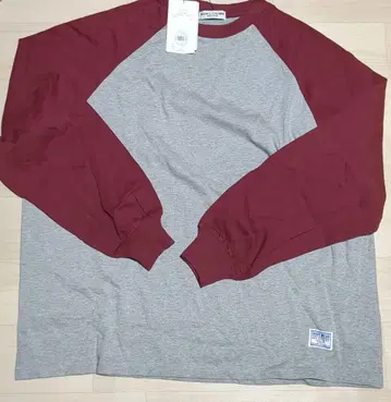 RODEO CROWN 그레이/와인 레드 트레이닝복 프리 사이즈