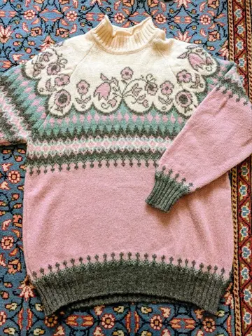 루즈핏 스웨터 NORDICA 이탈리아제