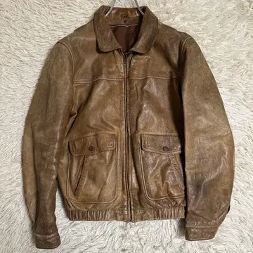 [ 플라이트 자켓 ] A-2 G-1 A2 G1 가죽 브라운 L