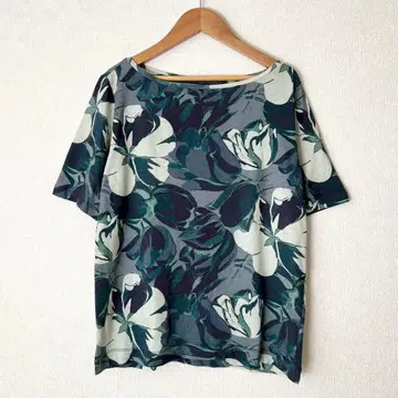 DRIES VAN NOTEN 플로럴 프린트 코튼 티셔츠 반팔