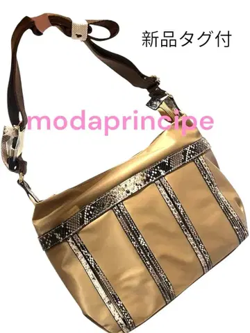 택 포함 새상품 modaprincipe 모다 프린치페 바이슨 패턴 숄더백