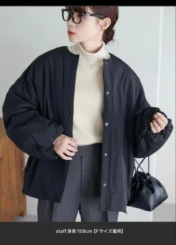 디스코트 노카라 패딩 자켓