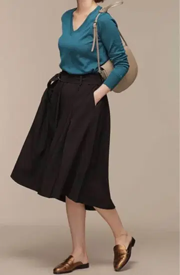 nano universe 나노 유니버스 벨트 포함 플레어 스커트 36