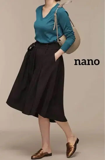 nano universe 나노 유니버스 벨트 포함 플레어 스커트 36