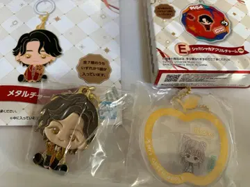 로손 미세스 제일복권 메탈 참 아크릴 참 2개 세트