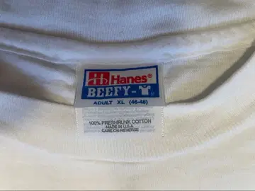 90s usa hanes beefy 티셔츠 무지