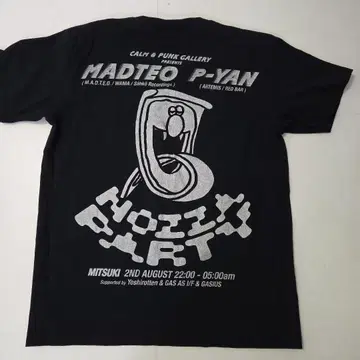 NOIZX PARTY 티셔츠 블랙