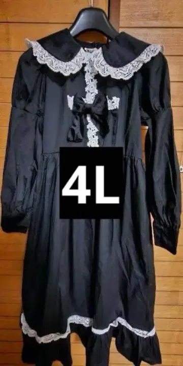 수주 한정 생산 샬롯의 수요일 원피스 블랙 새상품