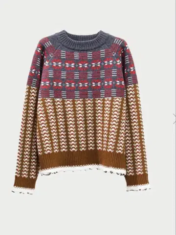 마챗 노르딕 자카드 니트