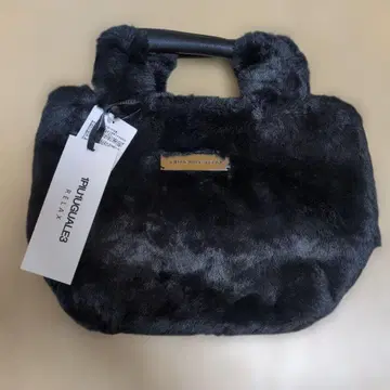 미사용 새상품 1PIU1UGUALE3 RELAX 퍼 미니 토트백