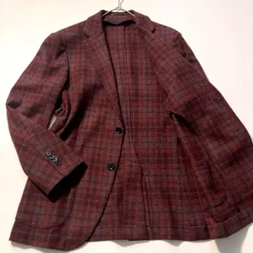 [ 고급 원단 ] Zegna 테일러드 자켓 울 x 실크 x 캐시미어 체크