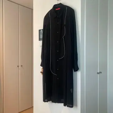 mint designs 블랙 셔츠 원피스