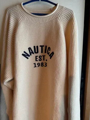 NAUTICA 트레이닝복 크림색