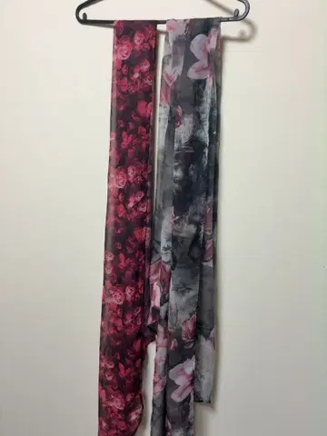 CIVARIZE 꽃무늬 스톨 2개 세트